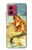 S3184 Little Mermaid Painting Case For Motorola Moto G84