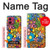 S3281 Colorful Hippie Flowers Pattern Case For Motorola Moto G84