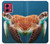 S3497 Green Sea Turtle Case For Motorola Moto G84