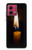 S3530 Buddha Candle Burning Case For Motorola Moto G84