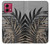 S3692 Gray Black Palm Leaves Case For Motorola Moto G84