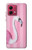 S3805 Flamingo Pink Pastel Case For Motorola Moto G84