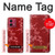 S3817 Red Floral Cherry blossom Pattern Case For Motorola Moto G84