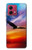 S3841 Bald Eagle Flying Colorful Sky Case For Motorola Moto G84