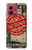 S3937 Text Top Secret Art Vintage Case For Motorola Moto G84