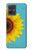 S3039 Vintage Sunflower Blue Case For Motorola Moto G54