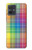 S3942 LGBTQ Rainbow Plaid Tartan Case For Motorola Moto G54