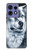 S0123 Grim White Wolf Case For Motorola Edge 50 Pro