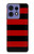 S2638 Black and Red Striped Case For Motorola Edge 50 Pro