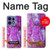 S2907 Purple Turquoise Stone Case For Motorola Edge 50 Pro
