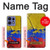 S3306 Colombia Flag Vintage Football Graphic Case For Motorola Edge 50 Pro