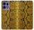 S3365 Yellow Python Skin Graphic Print Case For Motorola Edge 50 Pro