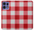 S3535 Red Gingham Case For Motorola Edge 50 Pro
