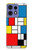 S3814 Piet Mondrian Line Art Composition Case For Motorola Edge 50 Pro