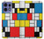 S3814 Piet Mondrian Line Art Composition Case For Motorola Edge 50 Pro