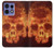 S3881 Fire Skull Case For Motorola Edge 50 Pro S3881 Fire Skull Case For Motorola Edge 50 Pro