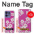 S3924 Cherry Blossom Pink Background Case For Motorola Edge 50 Pro