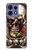 S0753 Skull Wing Rose Punk Case For Motorola Edge 50 Fusion