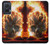 S0863 Hell Fire Skull Case For Motorola Edge 50 Fusion
