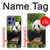 S1073 Panda Enjoy Eating Case For Motorola Edge 50 Fusion