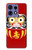 S3045 Japan Good Luck Daruma Doll Case For Motorola Edge 50 Fusion