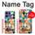 S3049 Triangles Vibrant Colors Case For Motorola Edge 50 Fusion
