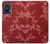S3817 Red Floral Cherry blossom Pattern Case For Motorola Edge 50 Fusion