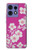 S3924 Cherry Blossom Pink Background Case For Motorola Edge 50 Fusion
