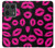 S2933 Pink Lips Kisses on Black Case For Motorola Edge 50 Ultra