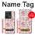 S3095 Vintage Rose Pattern Case For Motorola Edge 50 Ultra