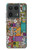 S3879 Retro Music Doodle Case For Motorola Edge 50 Ultra