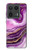 S3896 Purple Marble Gold Streaks Case For Motorola Edge 50 Ultra