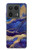 S3906 Navy Blue Purple Marble Case For Motorola Edge 50 Ultra