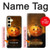 S1083 Pumpkin Spider Candles Halloween Case For Samsung Galaxy S24 FE