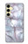 S2316 Dark Blue Marble Texture Graphic Print Case For Samsung Galaxy S24 FE