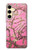 S2449 Pink Blossoming Almond Tree Van Gogh Case For Samsung Galaxy S24 FE