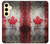 S2490 Canada Maple Leaf Flag Texture Case For Samsung Galaxy S24 FE
