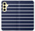 S2767 Navy White Striped Case For Samsung Galaxy S24 FE