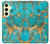 S2906 Aqua Turquoise Stone Case For Samsung Galaxy S24 FE
