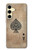 S2928 Vintage Spades Ace Card Case For Samsung Galaxy S24 FE