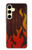 S2988 Rally Car Tire Fire Case For Samsung Galaxy S24 FE