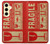 S3552 Vintage Fragile Label Art Case For Samsung Galaxy S24 FE