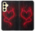S3682 Devil Heart Case For Samsung Galaxy S24 FE