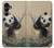 S2210 Panda Fluffy Art Painting Case For Samsung Galaxy A16 5G S2210 Panda Fluffy Art Painting Case For Samsung Galaxy A16 5G