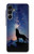 S3555 Wolf Howling Million Star Case For Samsung Galaxy A16 5G