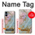 S3717 Rose Gold Blue Pastel Marble Graphic Printed Case For Samsung Galaxy A06