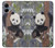 S3793 Cute Baby Panda Snow Painting Case For Samsung Galaxy A06