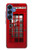 S0058 British Red Telephone Box Case For Samsung Galaxy S25