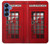 S0058 British Red Telephone Box Case For Samsung Galaxy S25
