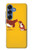 S1093 Rooster and Cat Joke Case For Samsung Galaxy S25